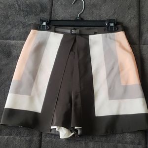 Skirt shorts multicolor short skirt halston